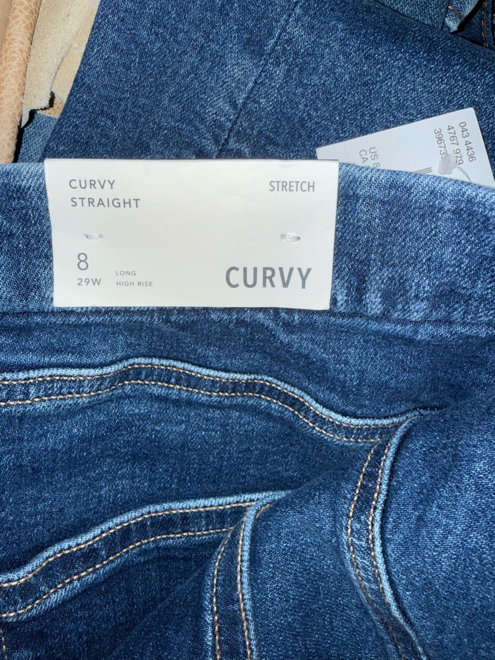 American Eagle Outfitters Straight-Leg Jeans — Medium Blue Denim - Picture 4 of 4